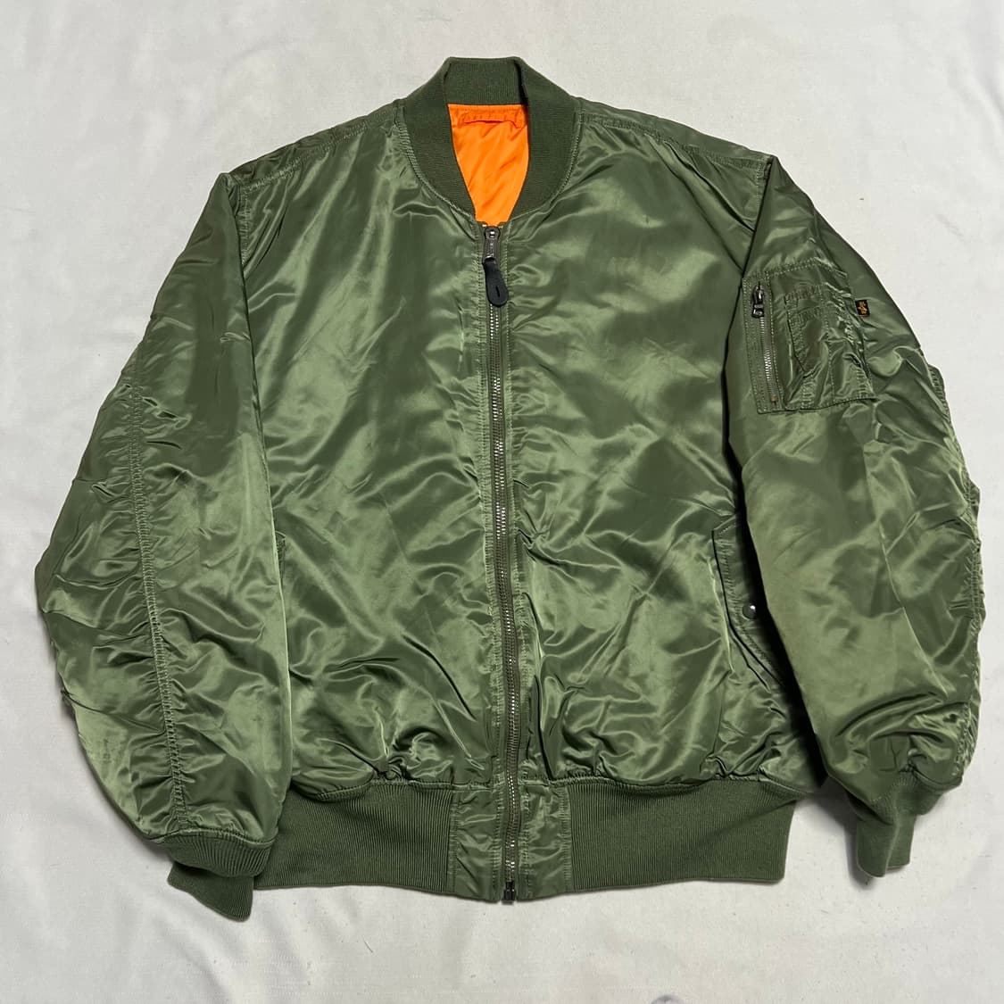 3XL 알파인더스트리 리버시블 ma-1 항공자켓 상품이미지2