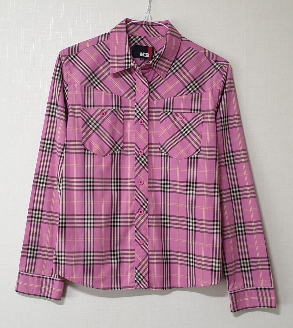 K2 체크 남방 셔츠 90사이즈 상품이미지1