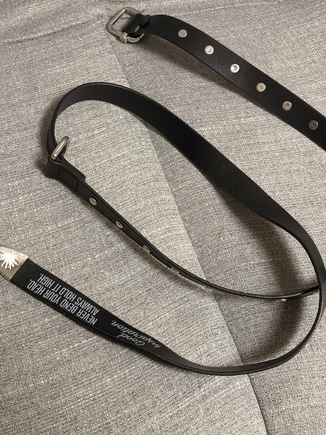 미하라 야스히로 웨스턴 롱 벨트 블랙 상품이미지1