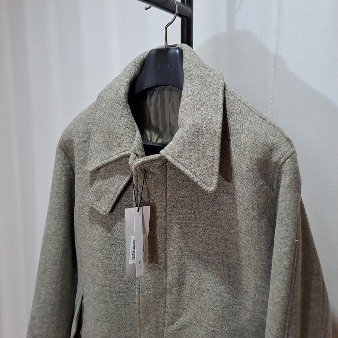 (새상품) LEMARD 르마드 울 발마칸 롱 코트 L B91 상품이미지3