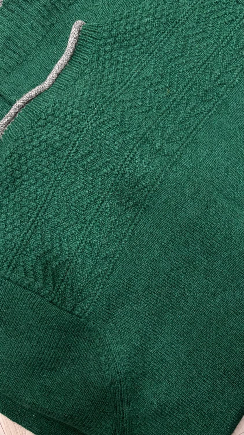 그린 버튼 니트 가디건 상품이미지4