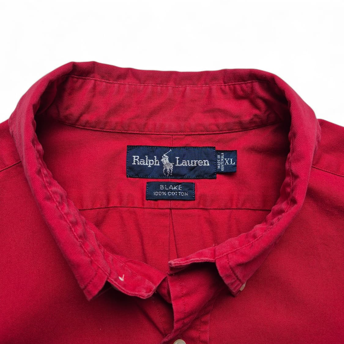[XL] 폴로 랄프로렌 옥스포드 셔츠 레드 상품이미지5
