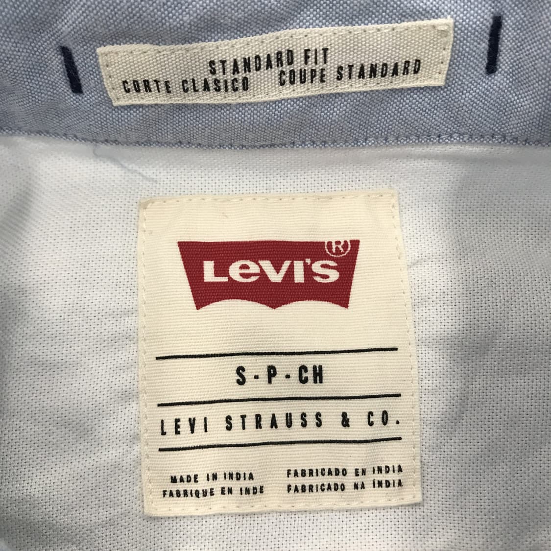 리바이스 포켓 워크셔츠 블루 [S] 상품이미지5