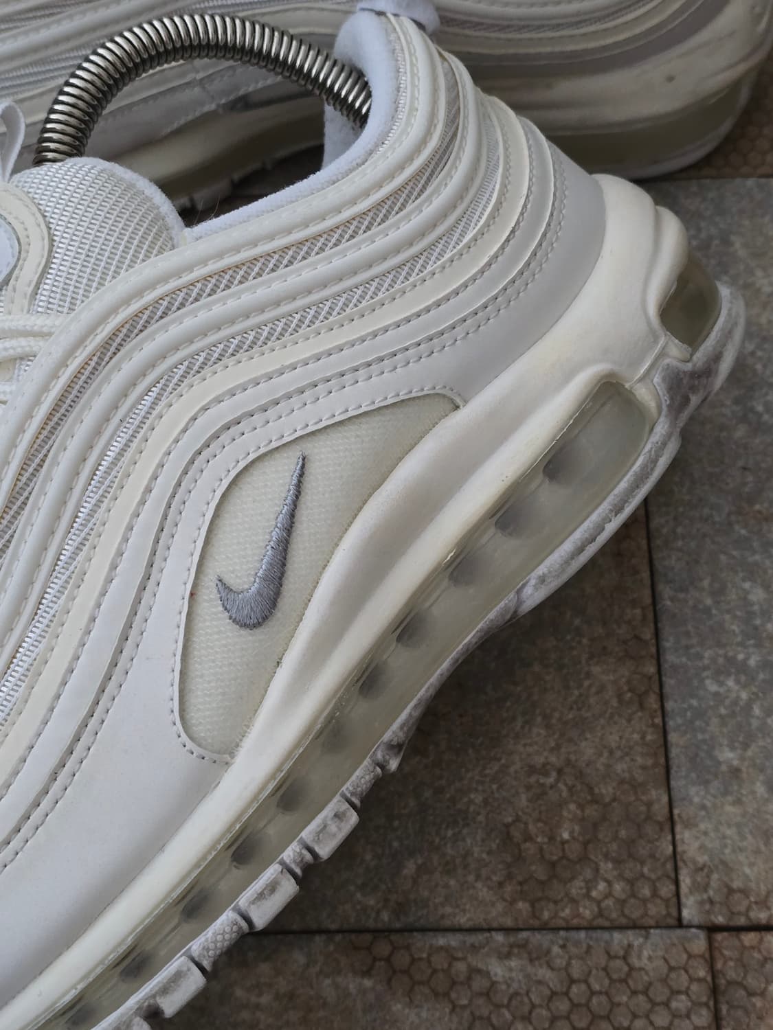 (260)나이키 에어맥스 97 트리플 화이트 상품이미지3