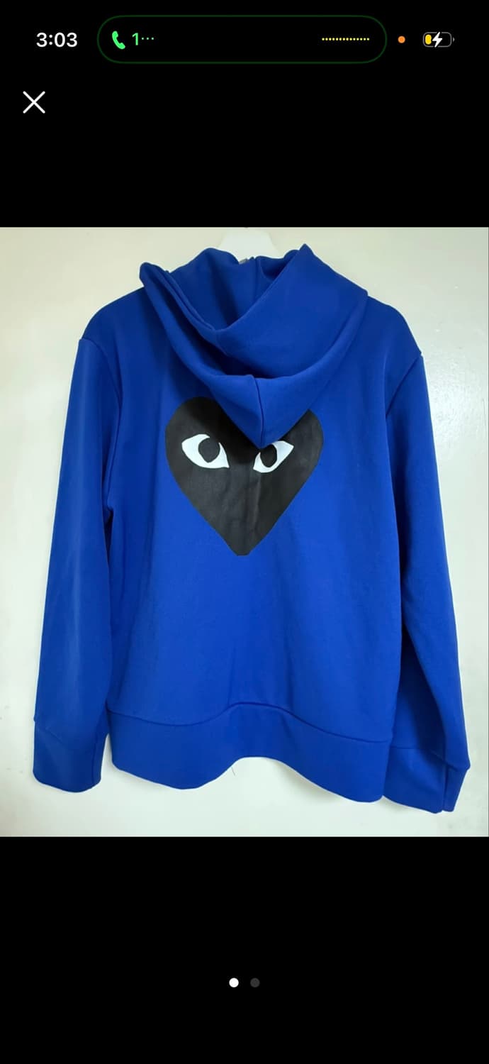 꼼데가르송 후드집업 상품이미지1