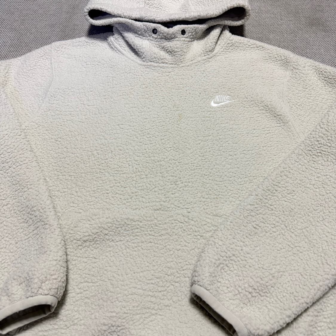 나이키 NSW 에센셜+ 셰르파 풀오버 후드 라이트 본 상품이미지2