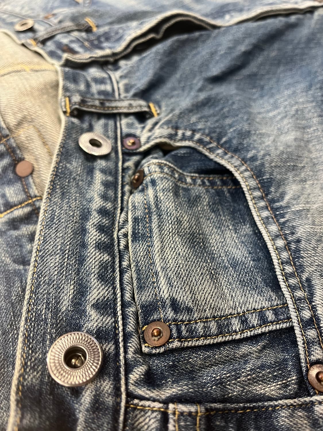 A.PRESSE NO.22 WASHED WIDE DENIM PANTS 상품이미지4