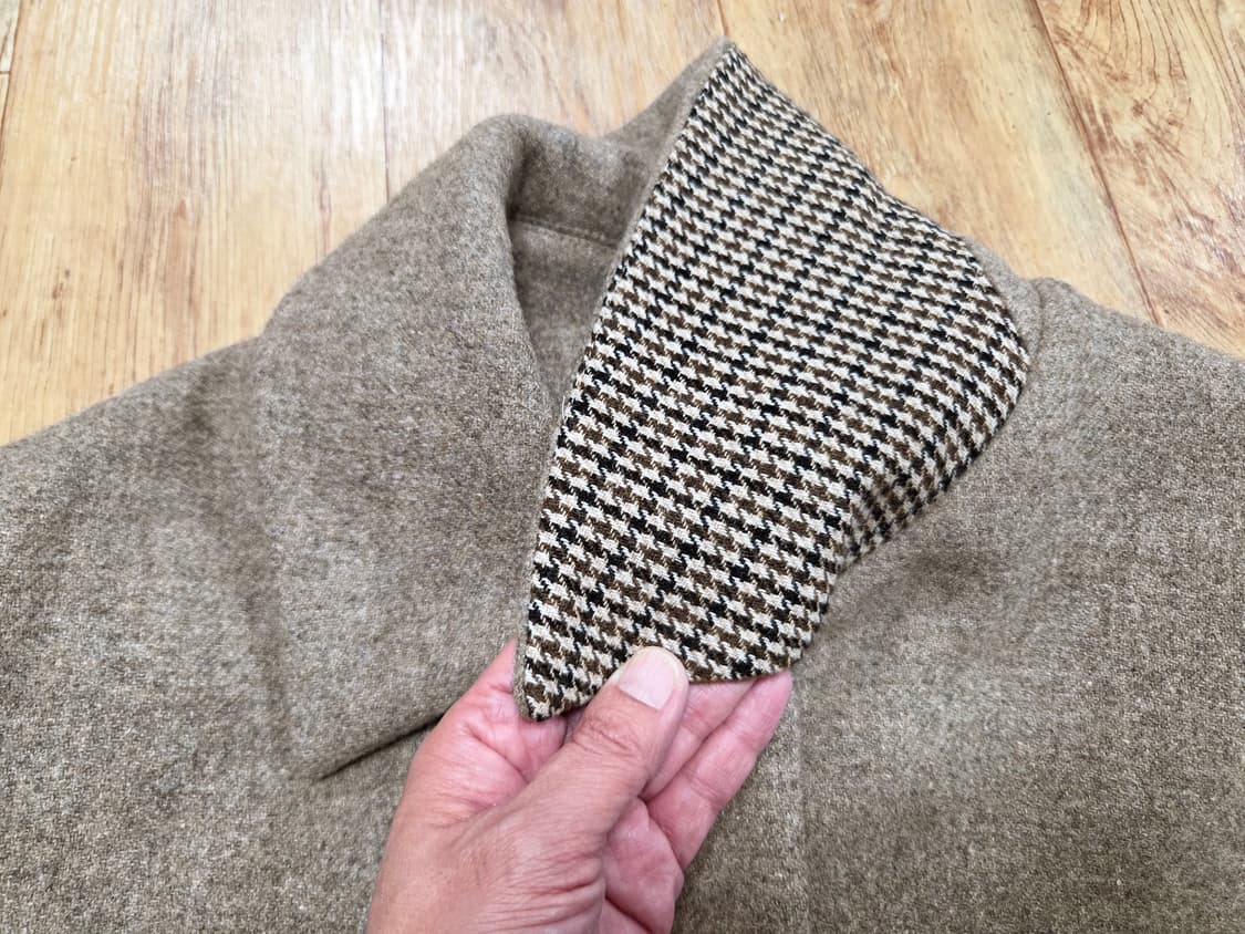 마론에디션(MARRON EDITION) 멜란지 베이지 수트코트 프리사이즈 상품이미지7