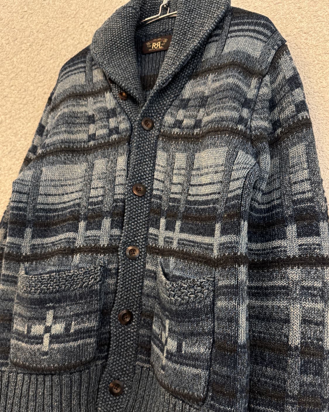 RRL 인디고 숄카라 가디건 상품이미지4