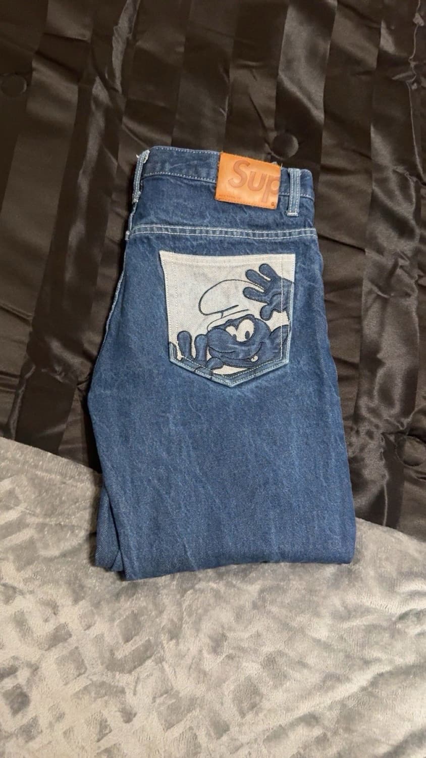 20FW 슈프림 X 스머프 레귤러 진 블루 상품이미지1