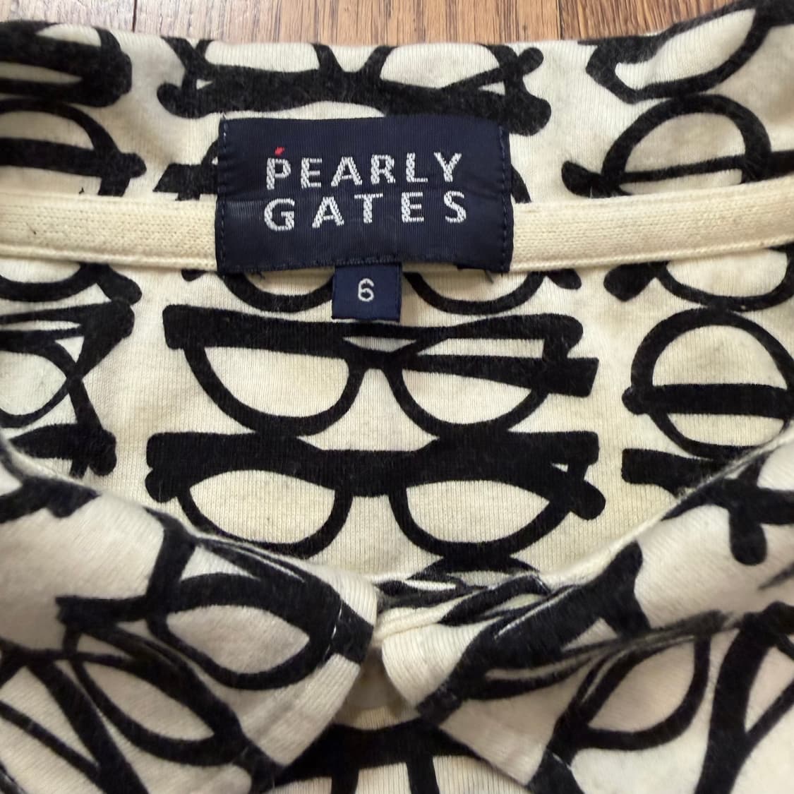 파리게이츠 안경패턴 폴로 반팔 티셔츠 상품이미지3