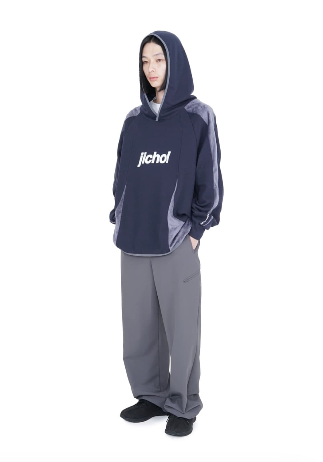 지초이 JICHOI AW25 SOLITARY WALKER 후드티   상품이미지5
