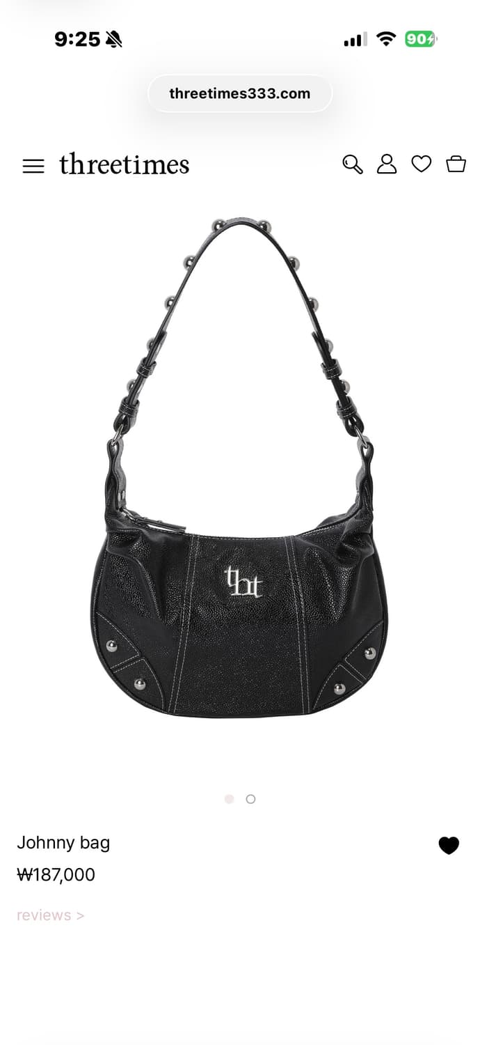 쓰리타임즈 조니백 죠니백 숄더백 johnny bag 가방  상품이미지1