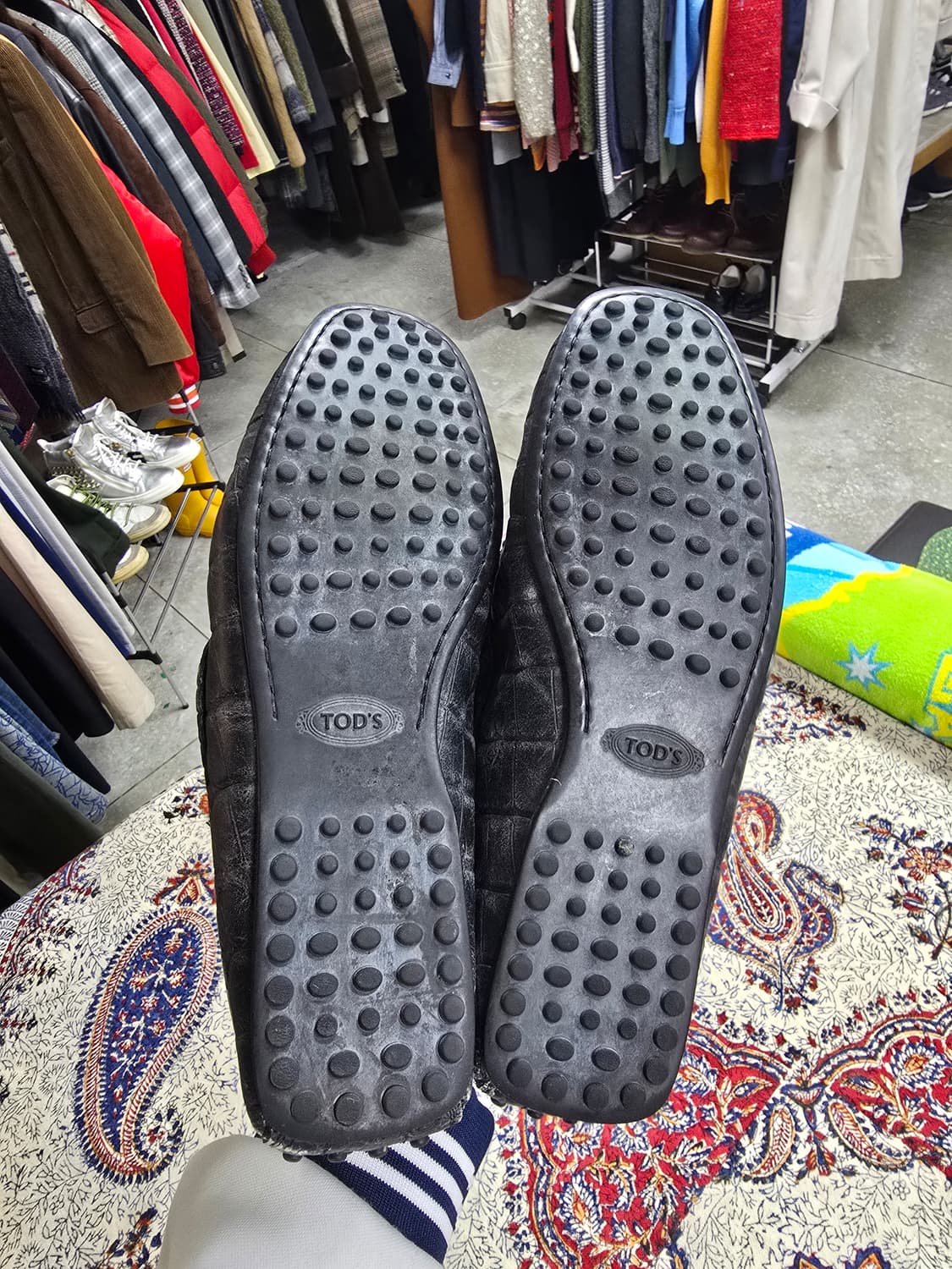 TOD'S 블랙 가죽 로퍼 7A (1613) 상품이미지4