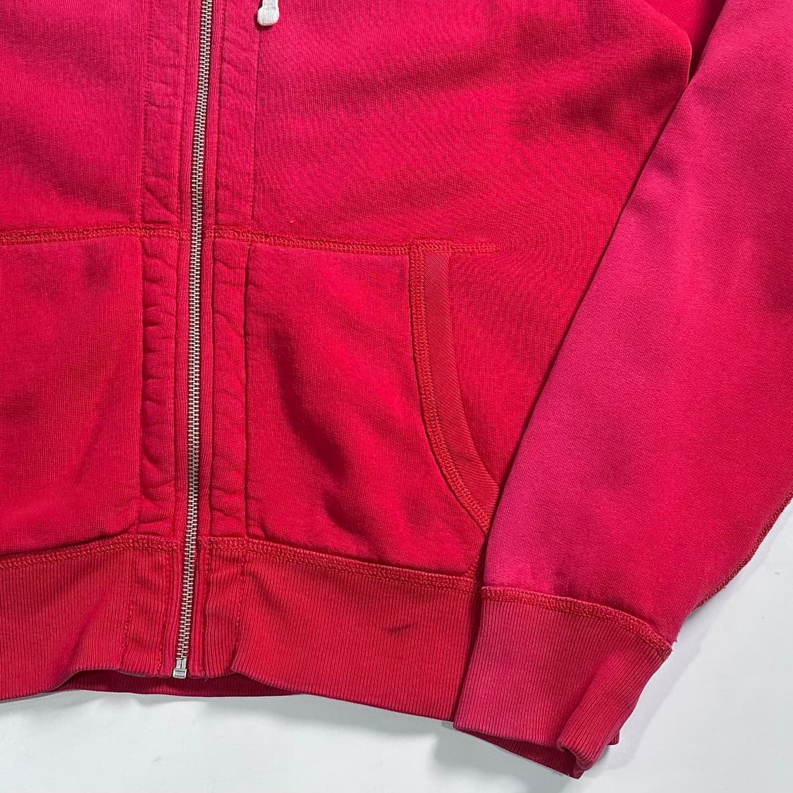 폴로 랄프로렌 레드 페이디드 후드집업 상품이미지3