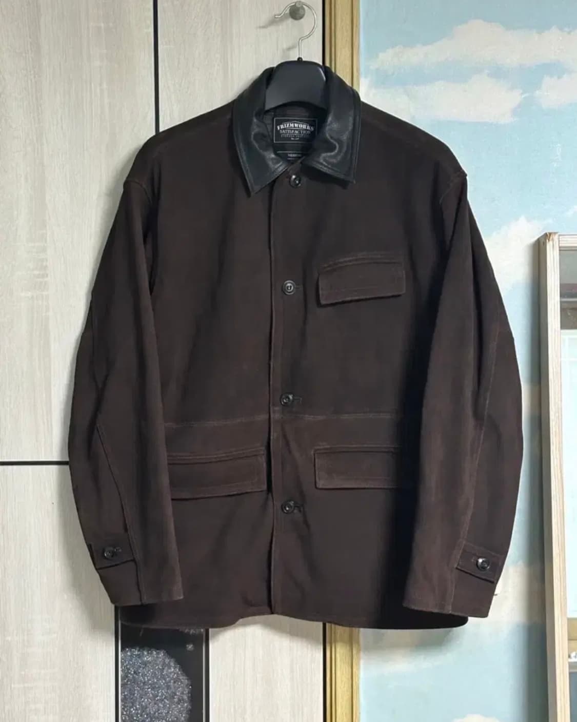 (M) 프리즘웍스 스웨이드 카코트 브라운 상품이미지3