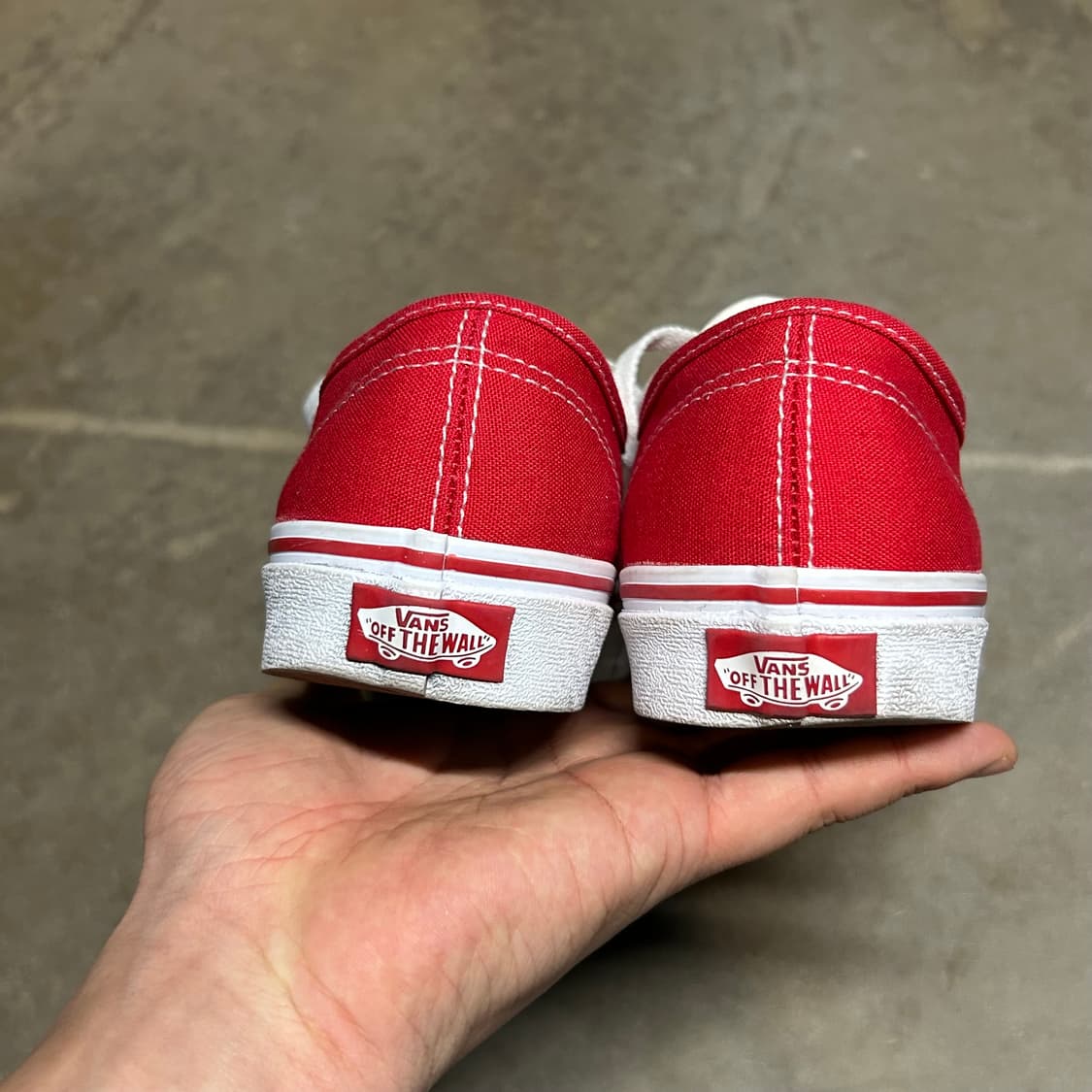 240) 반스 어센틱 레드 스니커즈 신발 상품이미지6