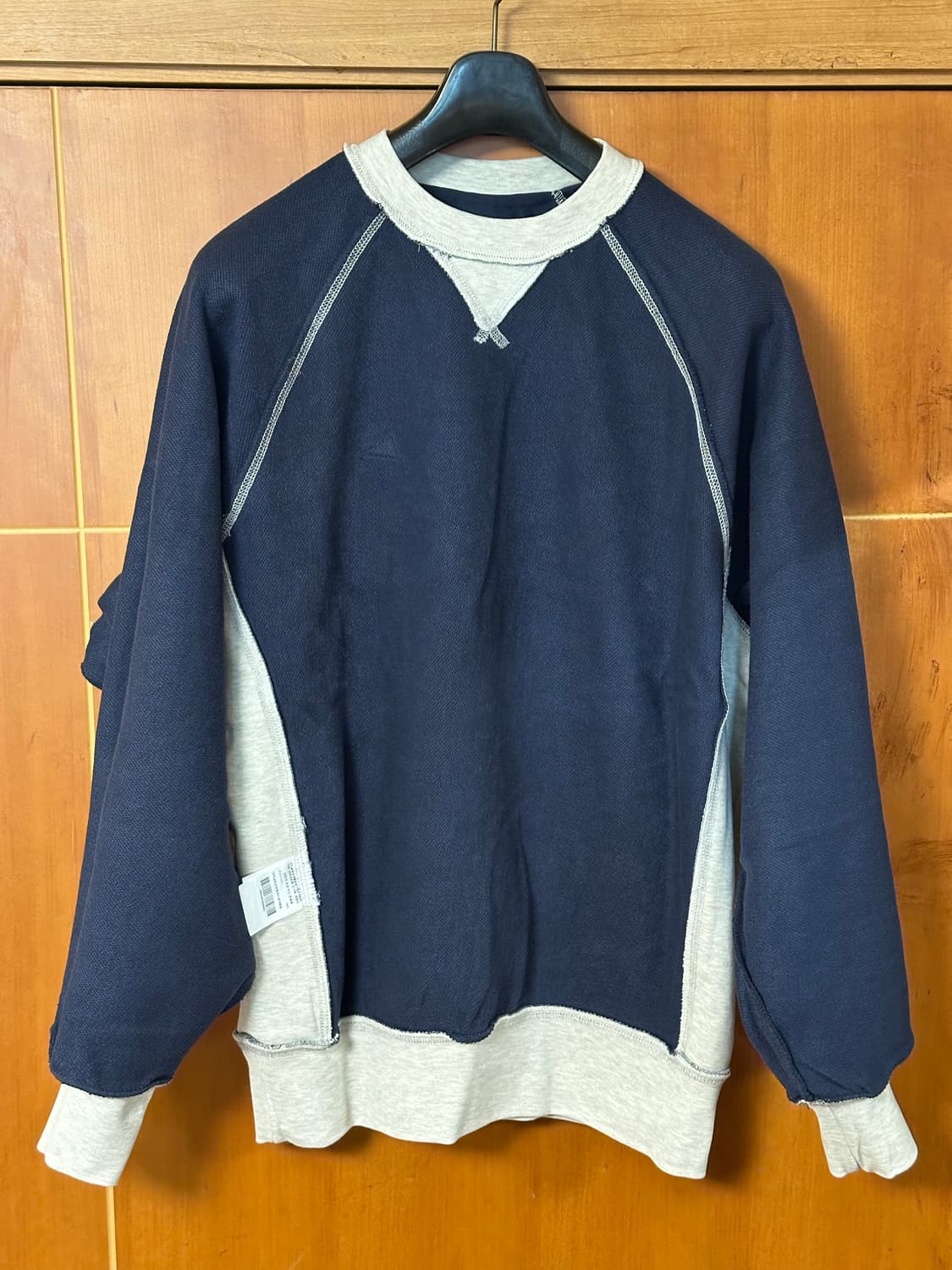 STITCH CREWNECK NAVY/OAT 상품이미지7