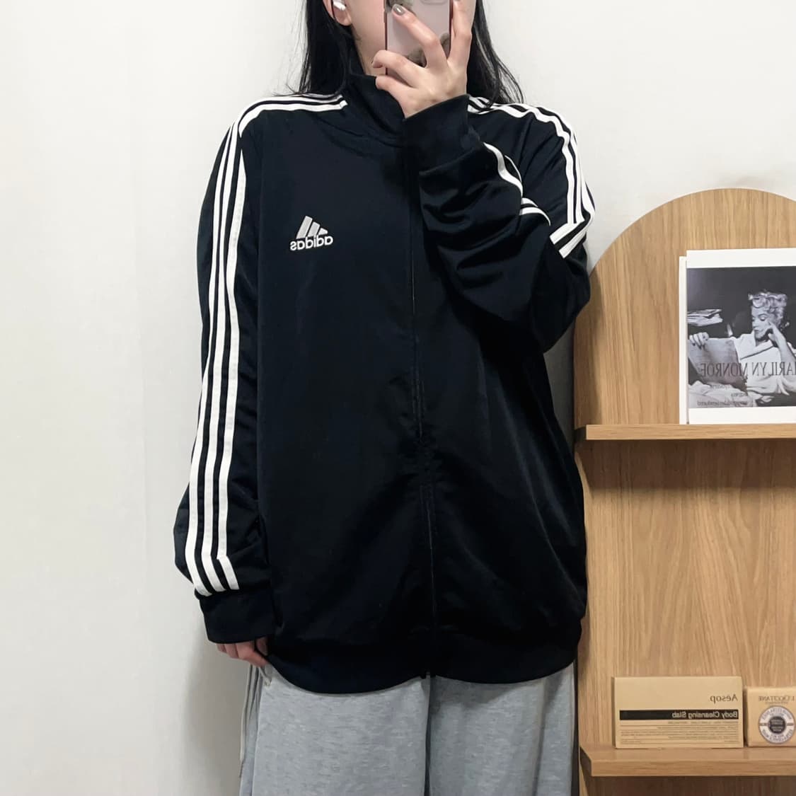 [정품] 아디다스 블랙 3S 삼선 져지 [ 3XL ] 상품이미지2