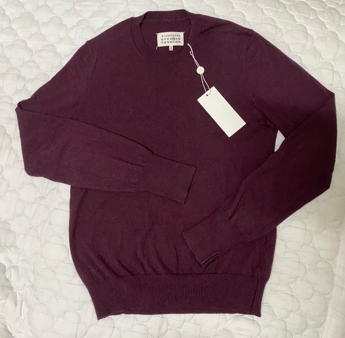 (M) 마르지엘라 버건디 니트 상품이미지1