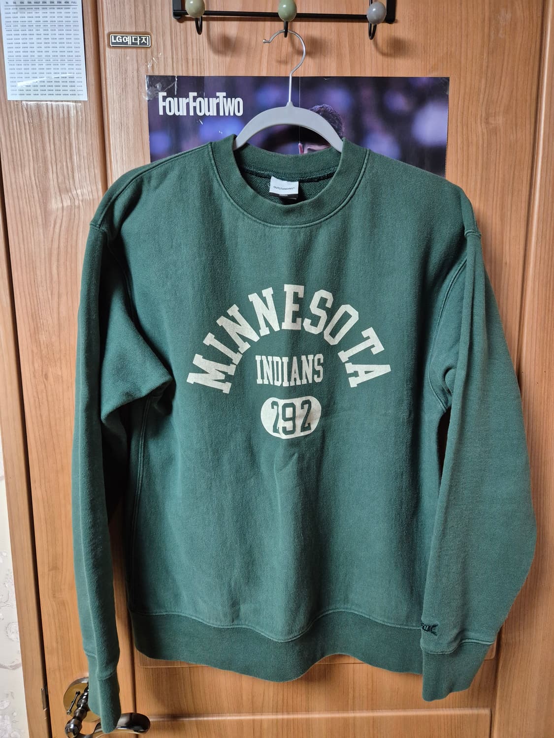 아웃스탠딩 VSC 스웻셔츠 맨투맨 미네소타 S 그린 상품이미지1