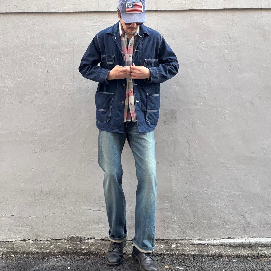 일본 리 1101 유니온 메이드 셀비지 데님 팬츠 상품이미지3