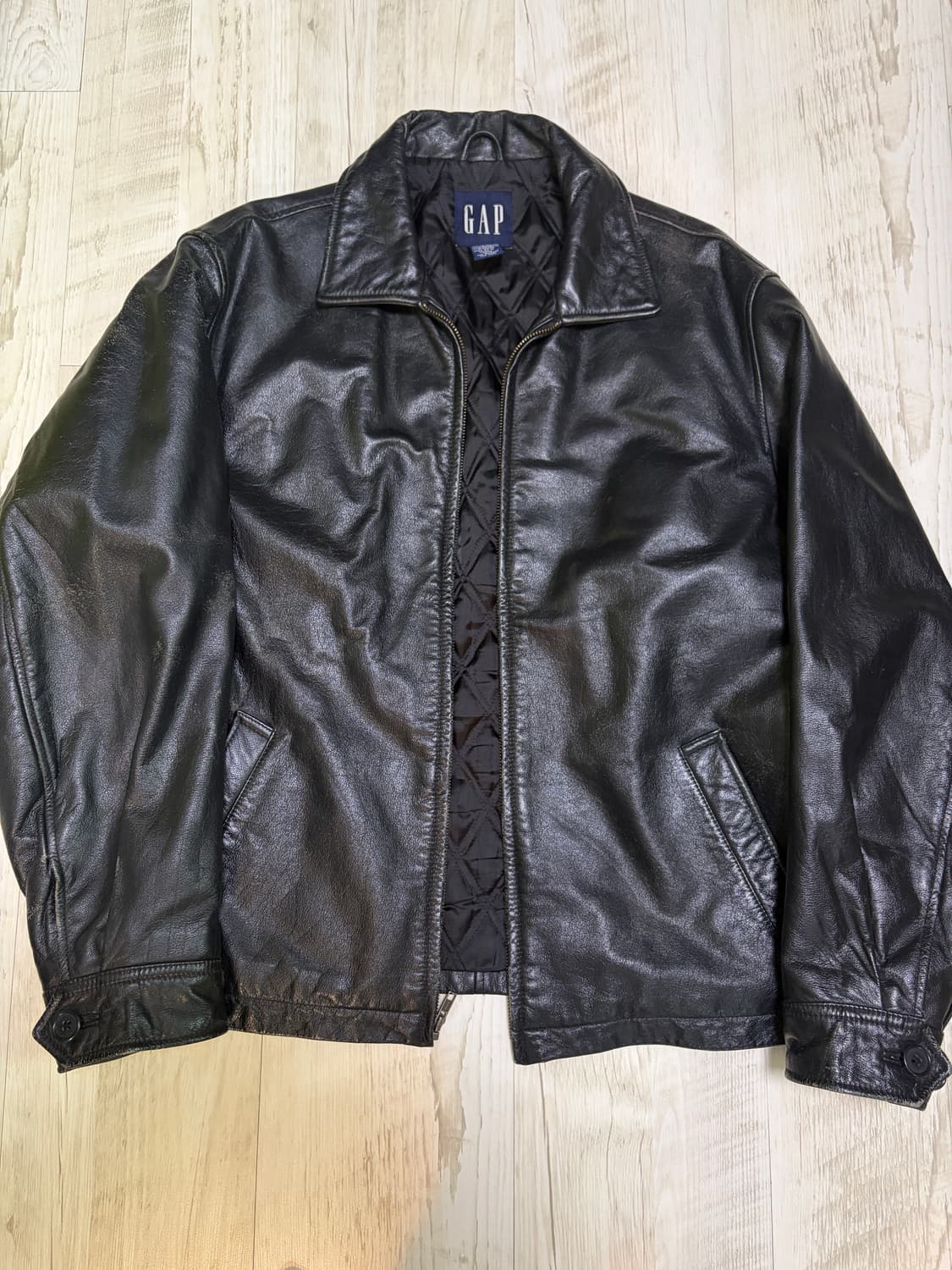 [US M] GAP 올드갭 리얼레더 자켓 상품이미지1