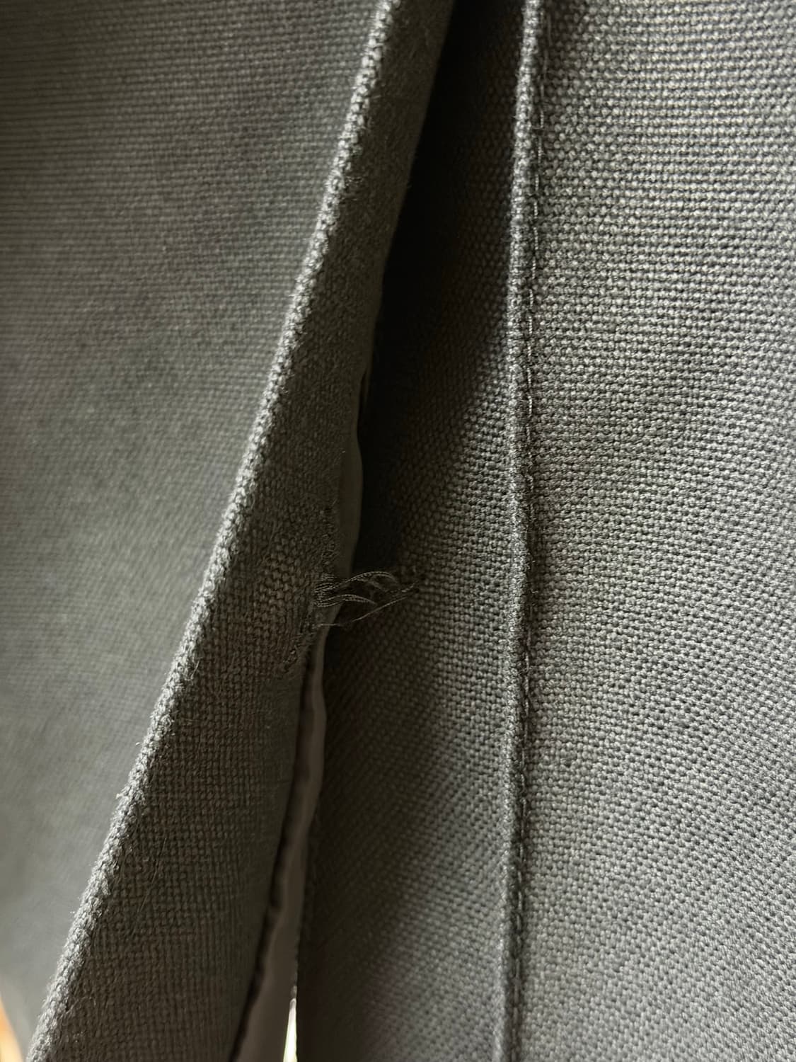 렉토 프렌치 빈티지 밀리터리 캔버스 자켓 블랙 M 상품이미지3