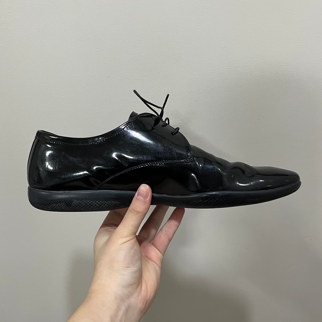 Prada Sports Patent Derby Shoes 상품이미지2