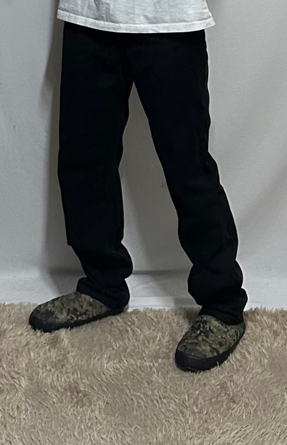 리바이스 505 블랙 데님 팬츠 상품이미지4