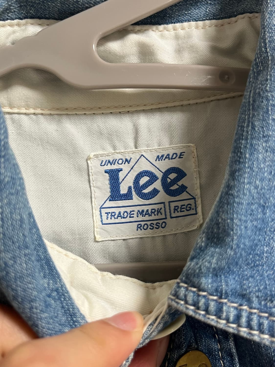 [lee] 데님 셔츠 원피스 상품이미지4