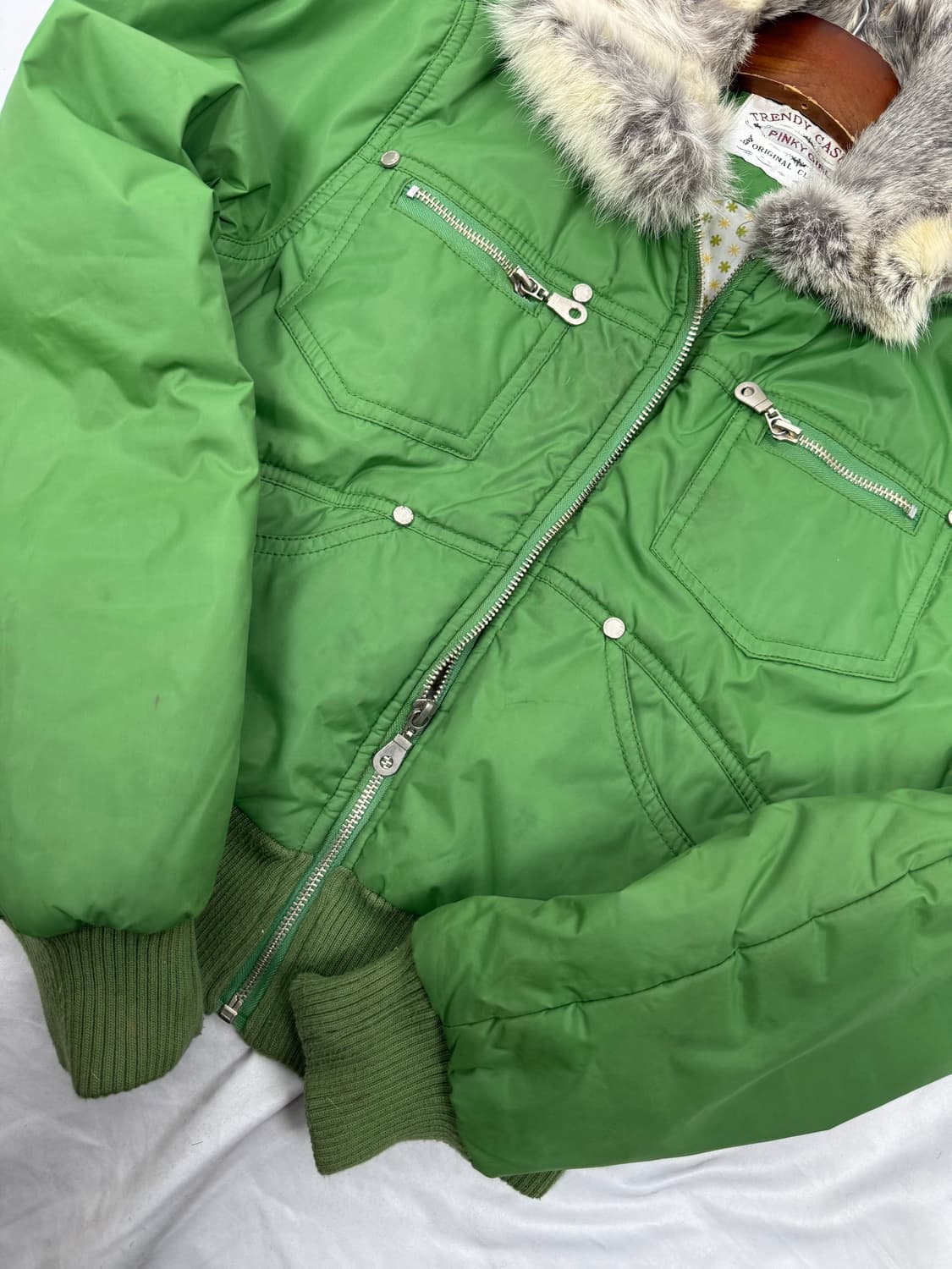 빈티지 포카가 봄버자켓  상품이미지10