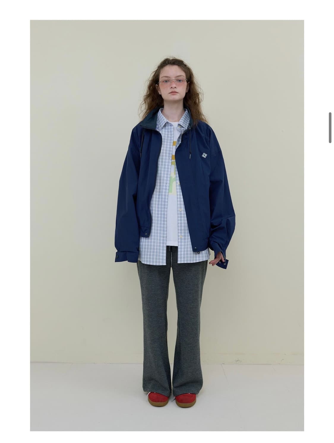 택만 제거한 새제품/노컨텐츠 리버시블 점퍼 상품이미지2