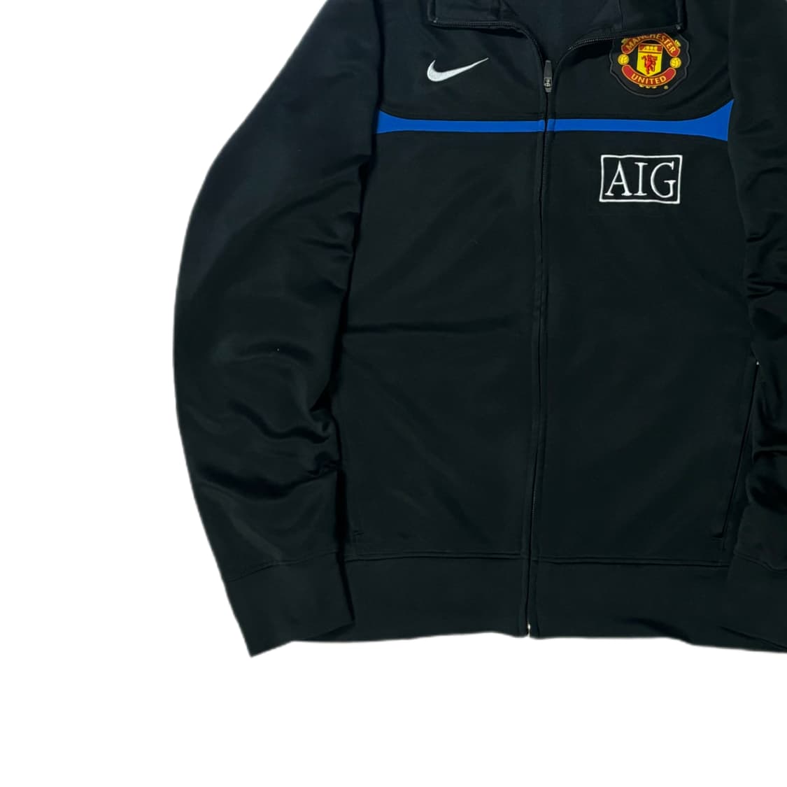 나이키 맨유 AIG 져지 축구 트랙탑 블랙 블루 검파 상품이미지3