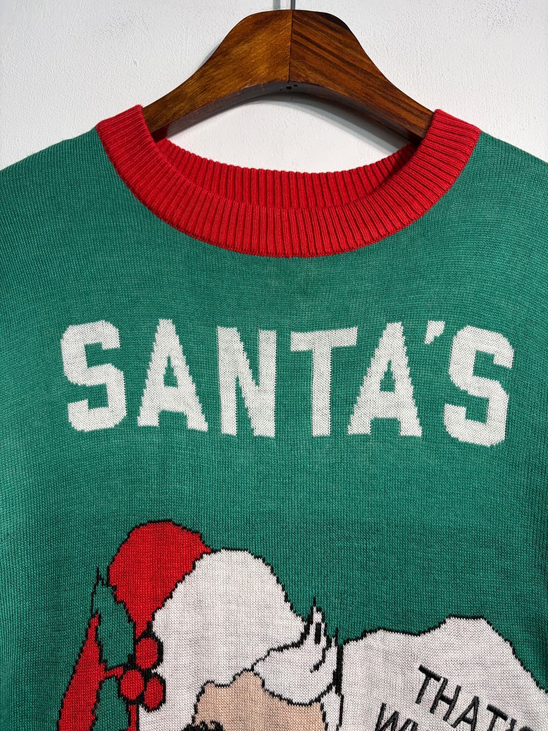 U.S.A. 크리스마스 어글리 니트 L 상품이미지5