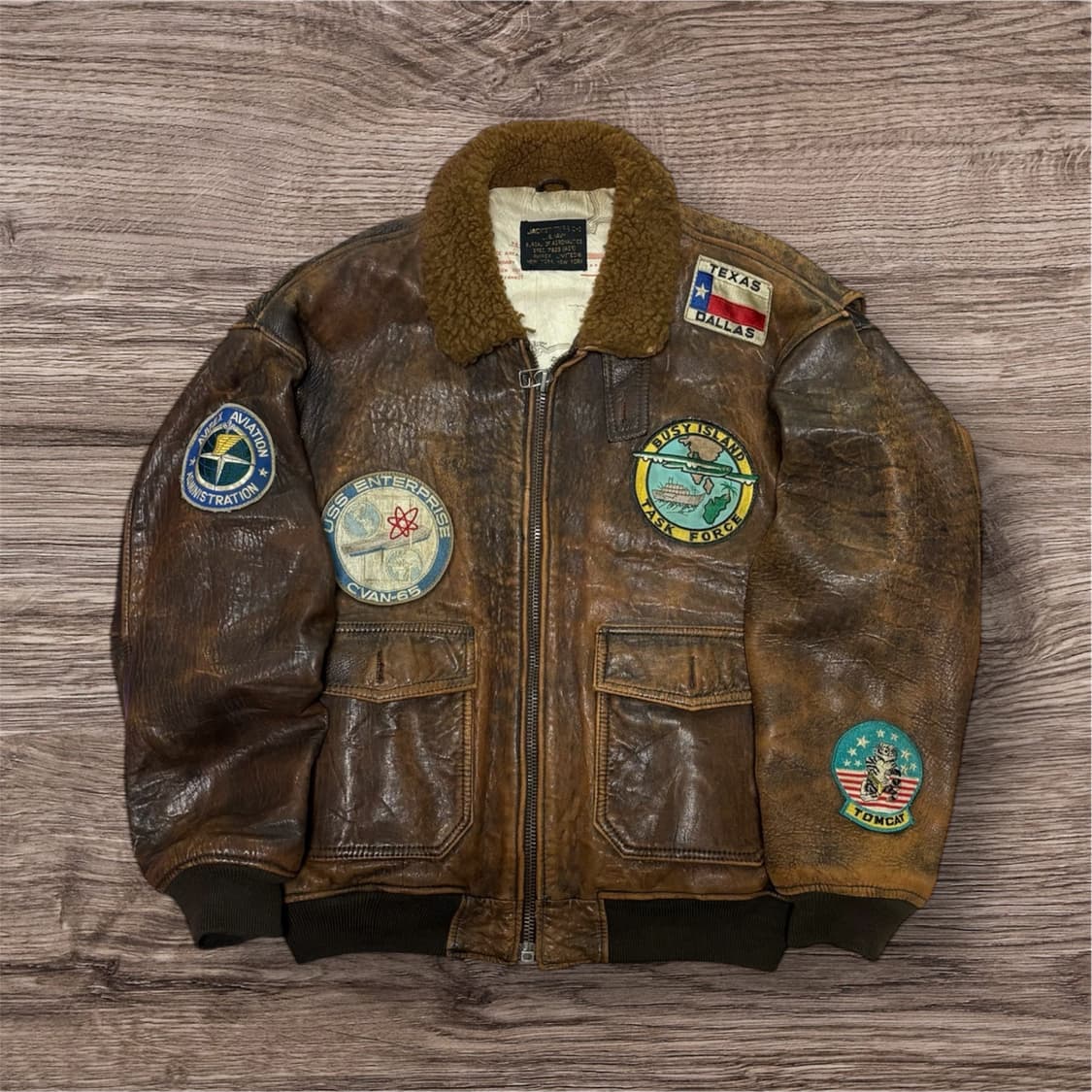 80s Avirex G-1 Flight Jacket 상품이미지5