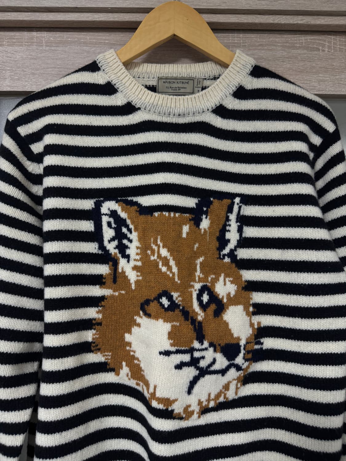 (M) 메종키츠네 스트라이프 니트 상품이미지2