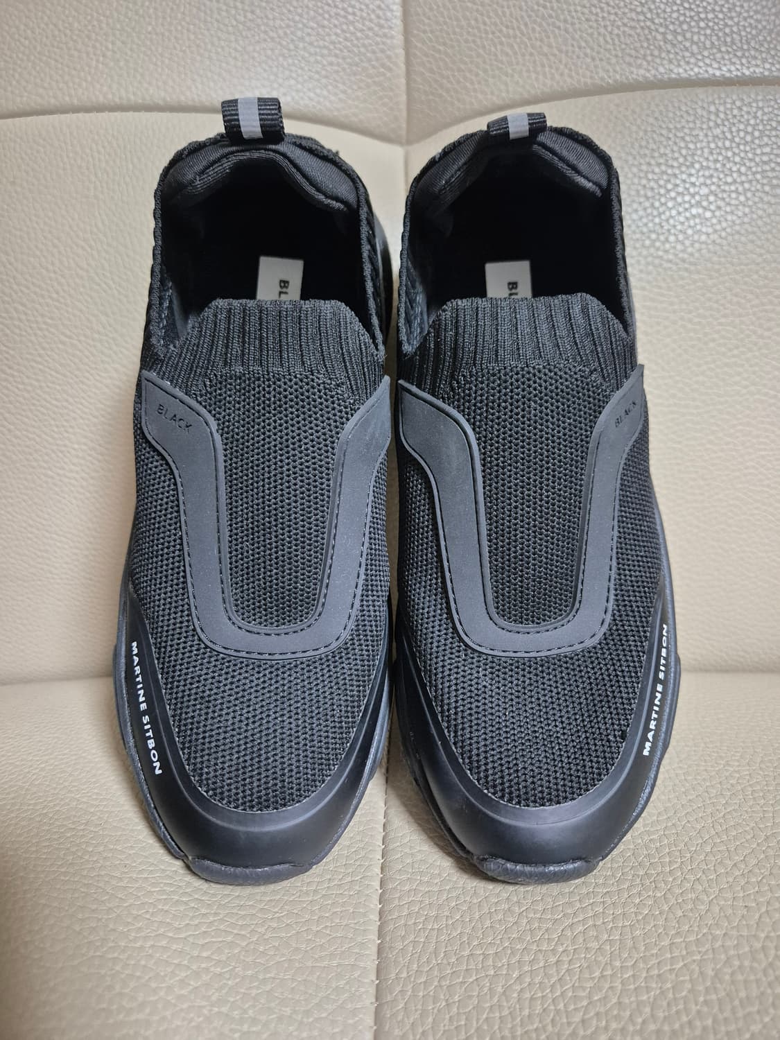 블랙마틴싯봉 니트 슬립온 상품이미지2