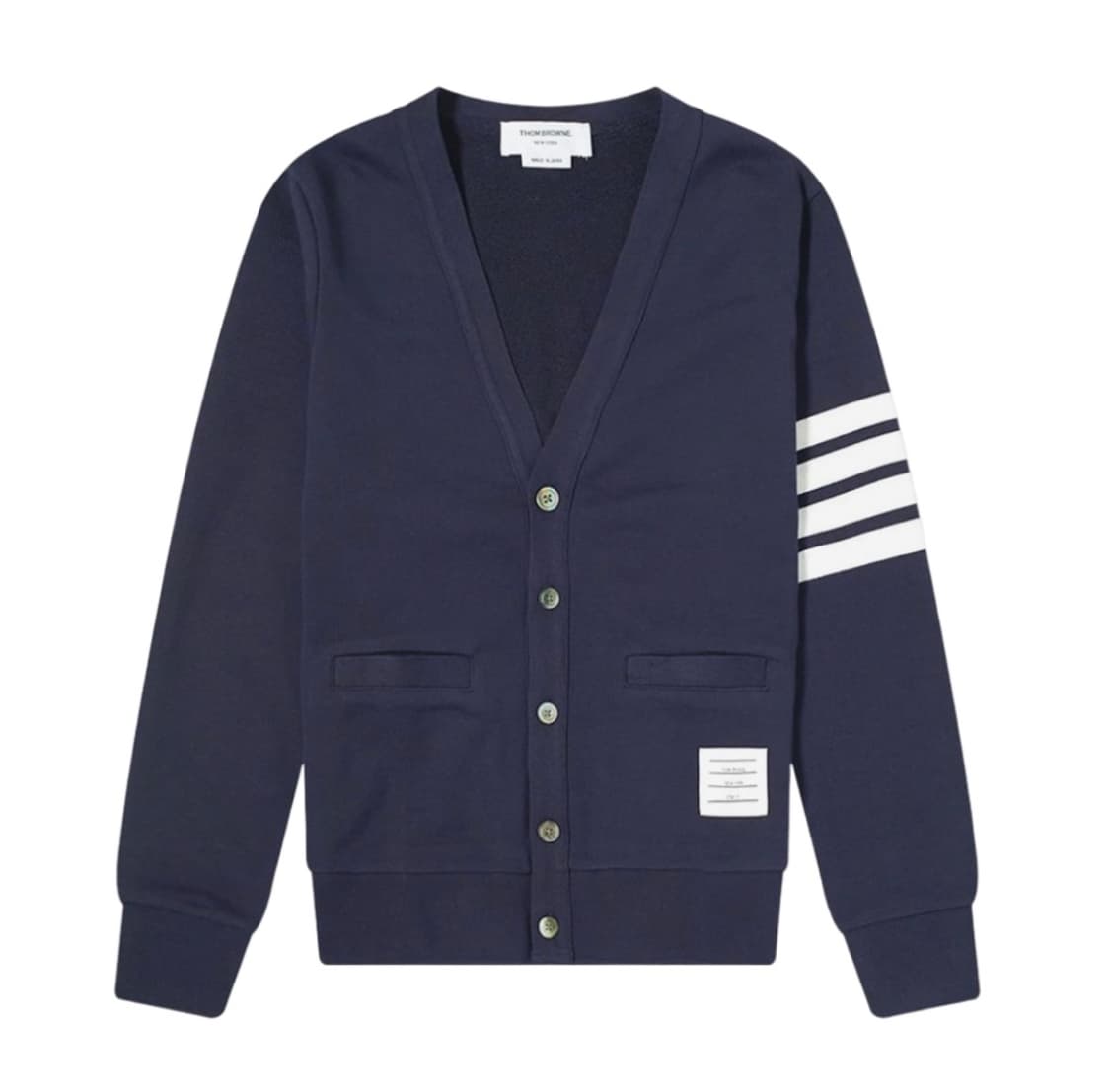 톰브라운 루프백 저지 사선 가디건 네이비 [3 size] 상품이미지1