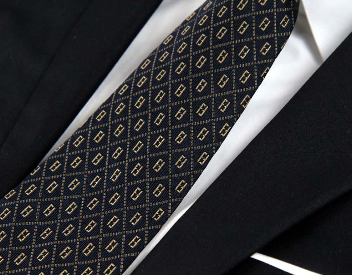 펜디 9.5cm S등급 FF로고 남자 명품 넥타이 상품이미지5