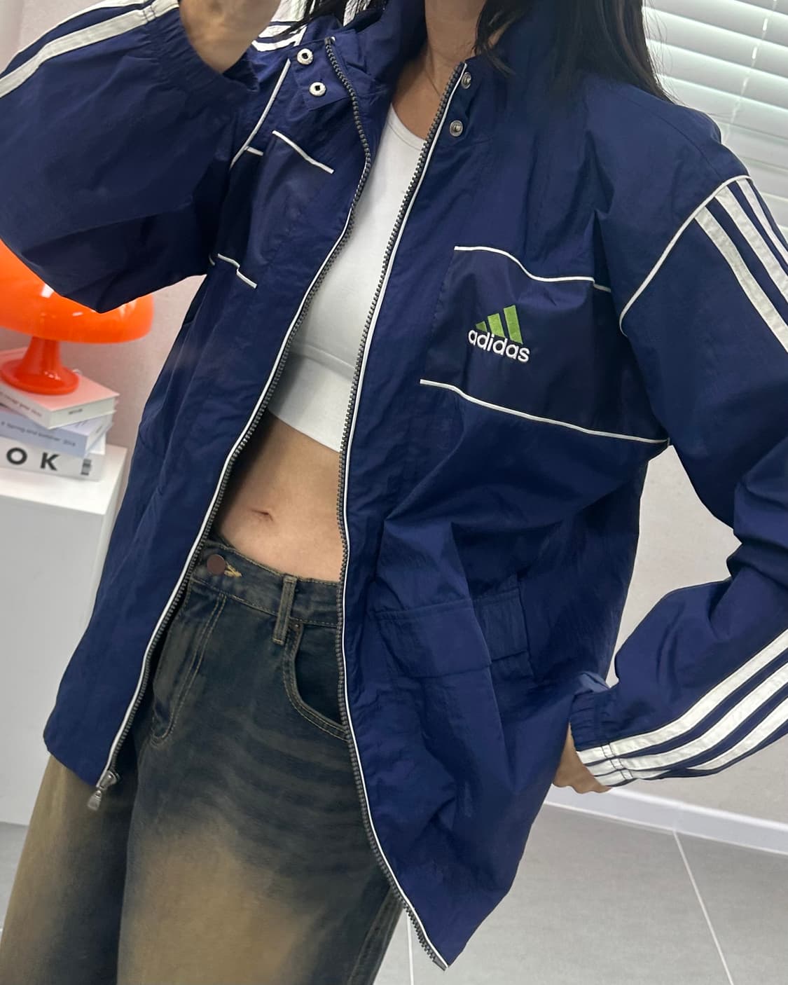 (WOMEN)90'S 아디다스 빅로고 바막-M1116 상품이미지7