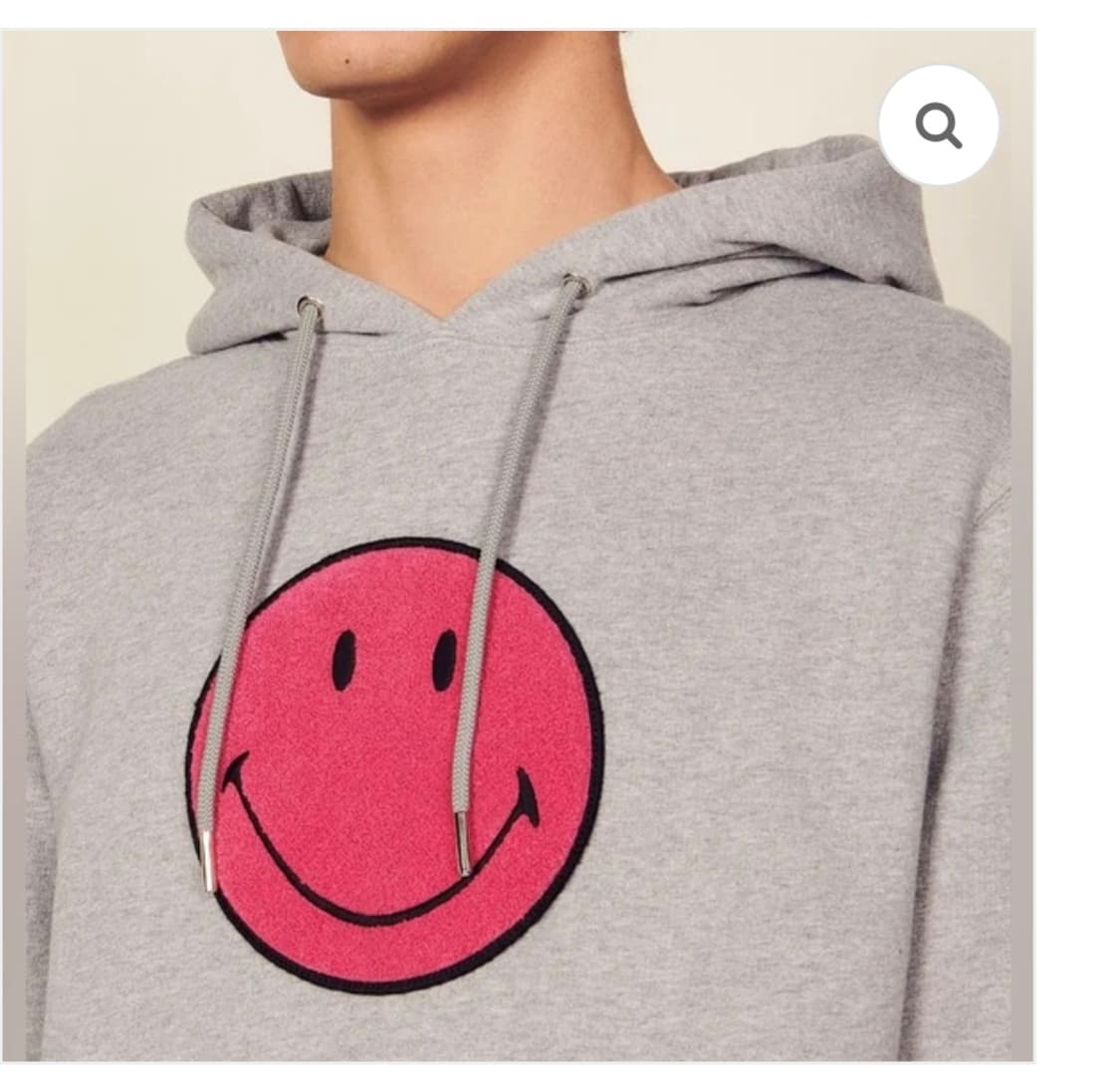 산드로 옴므 스마일 후드맨투맨 스웻셔츠 M 남성 상품이미지2