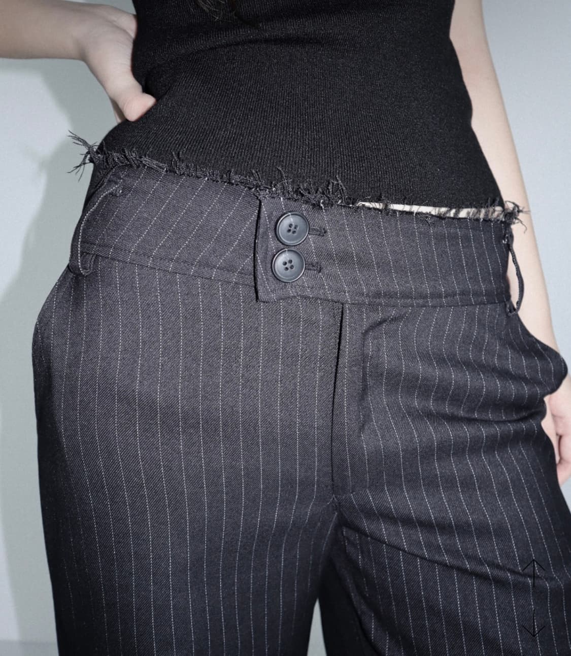 클라따 pinter low slacks, 슬랙스 black M 상품이미지3