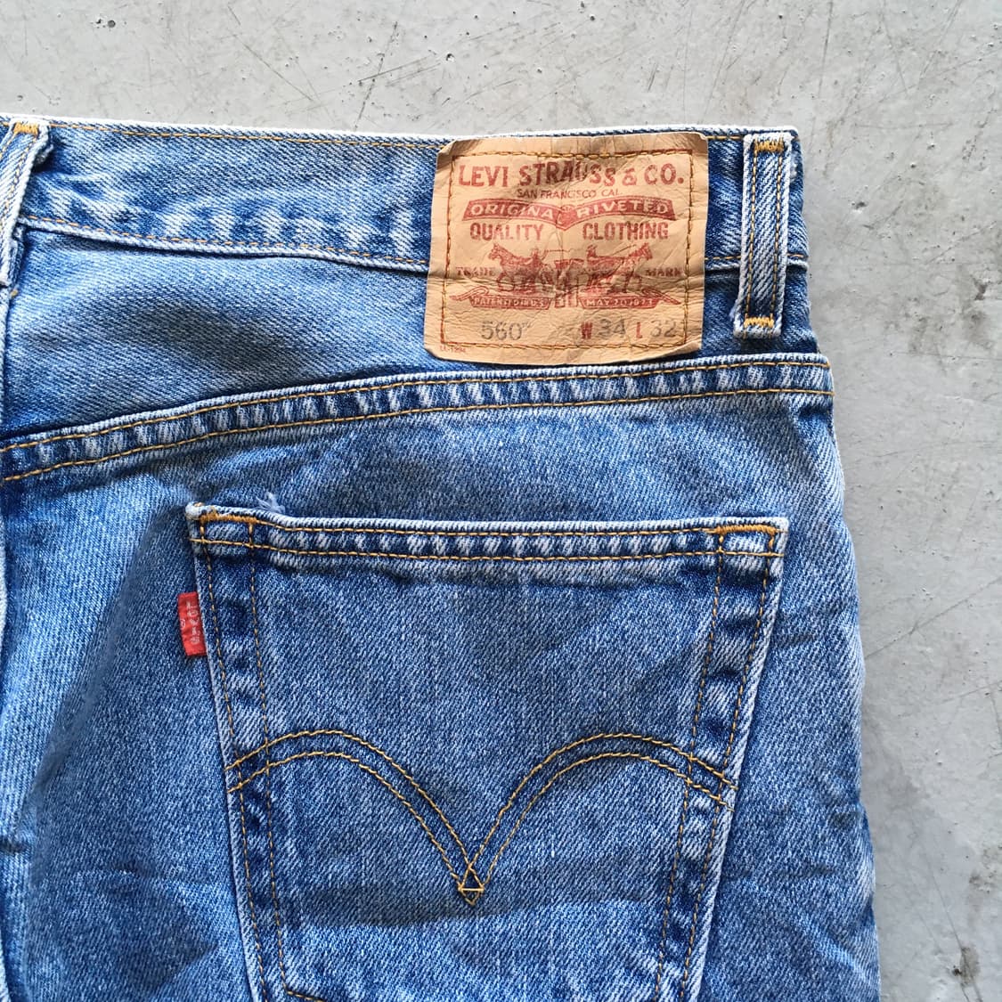 2000’s  Levi’s 560 Denim 상품이미지4