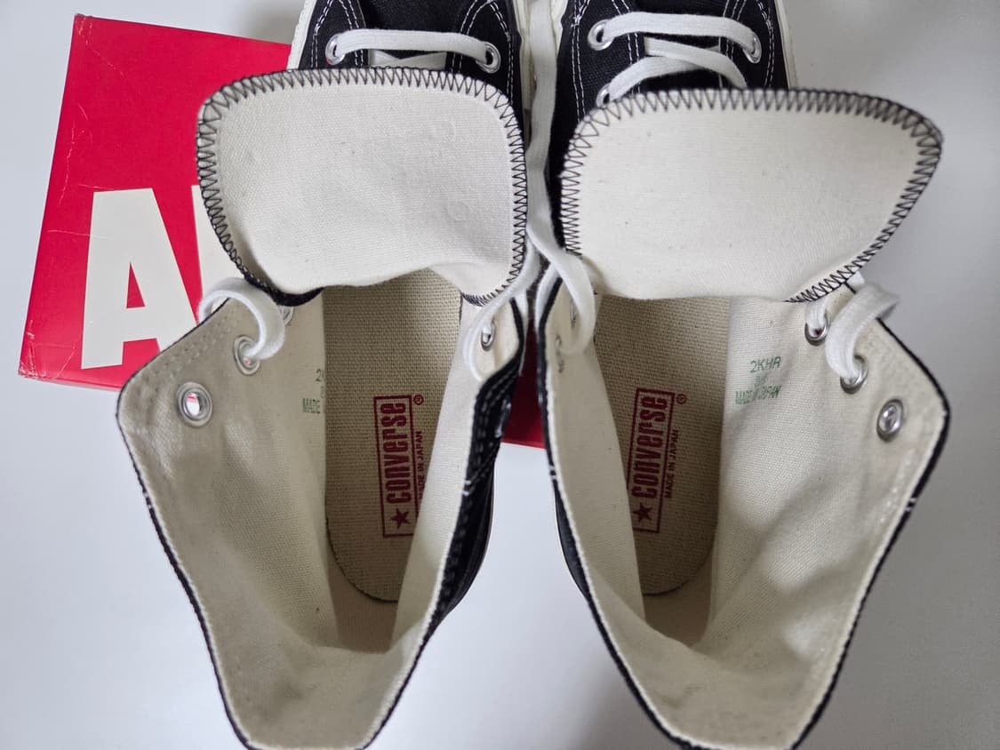 [270] 컨버스 재팬 J 하이 옥스 블랙 일본 제이 상품이미지5