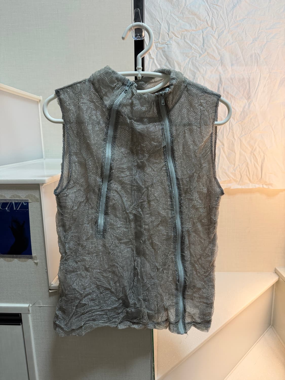 메쉬 투웨이 지퍼 베스트 상품이미지1