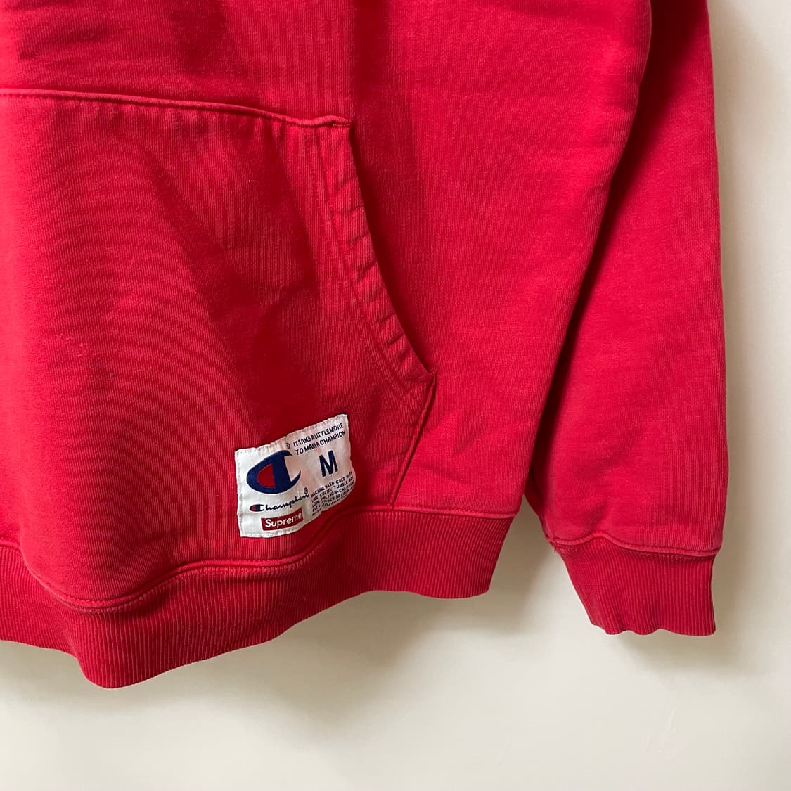 [ M ] 슈프림 X 챔피온 빅로고 후드티 상품이미지8