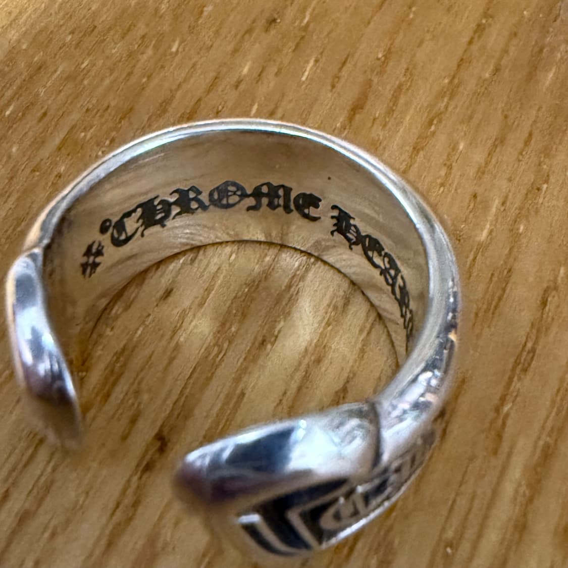 크롬하츠 스크롤 라벨링 5.5사이즈 상품이미지4