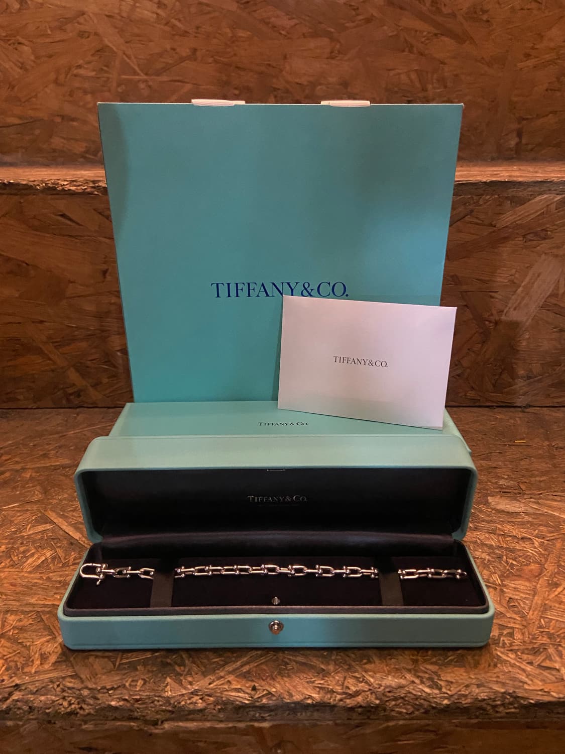 Tiffany&Co 티파니 하드웨어 스몰링크 팔찌(M)브레이슬릿 상품이미지2