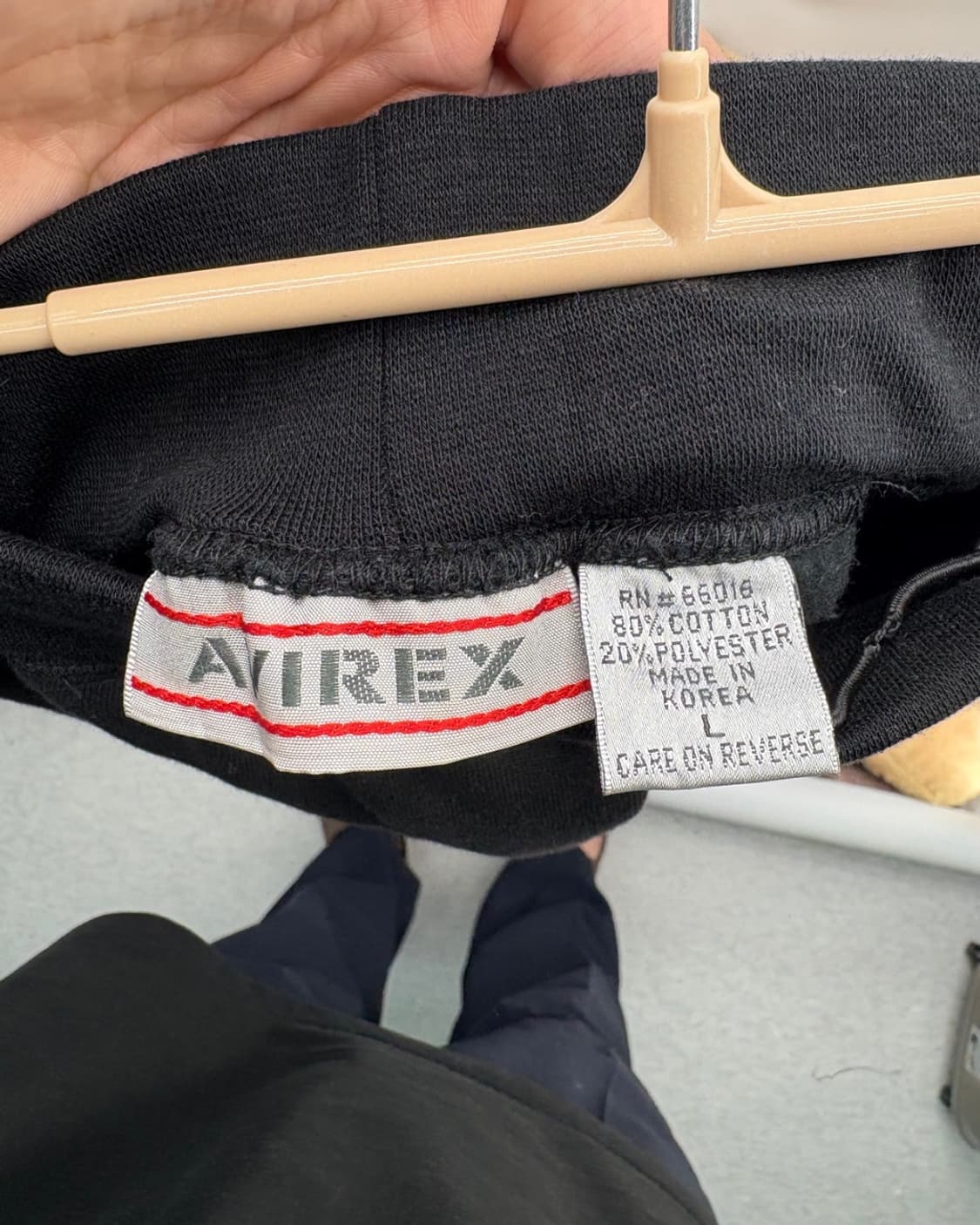 🖤 AVIREX 블랙 조거 트레이닝 팬츠 상품이미지4